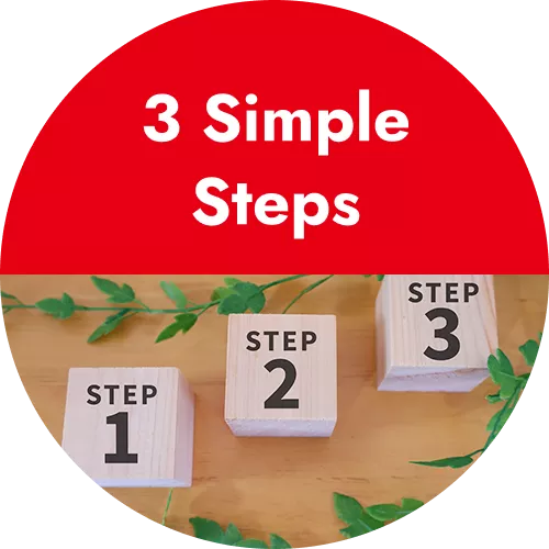 3 Simple Steps